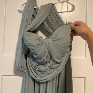 Birdy grey sage bridesmaid dress size 2XL